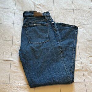 Madewell The Perfect Vintage Straight Jean Dark Wash Size 28